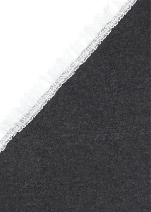 Wool lace triangular scarf Phantom B3020251 Ganni 